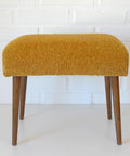 Vintage Space Age Stool: Mid Century Ottoman, Yugoslavia 1960s