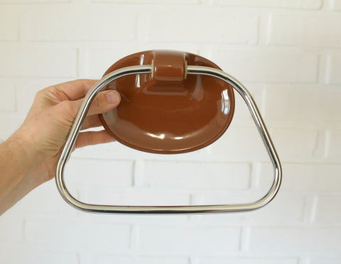 Vintage Bathroom / Towel Rack / Ceramic Towel Holder / Yugoslavia 80's