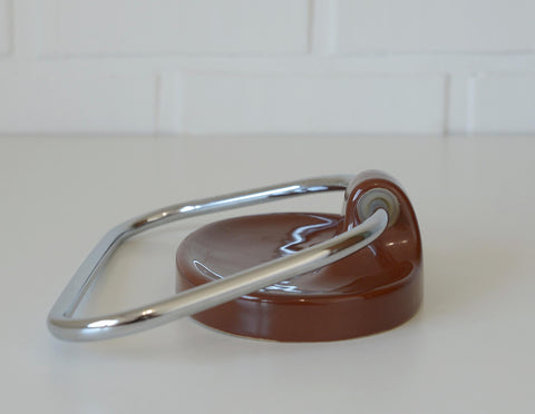 Vintage Bathroom / Towel Rack / Ceramic Towel Holder / Yugoslavia 80's