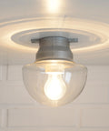 Mushroom Lamps / Set of 3 / Vintage Wall Lamp / Ceiling Light / Industrial Sconces