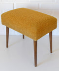 Vintage Space Age Stool: Mid Century Ottoman, Yugoslavia 1960s