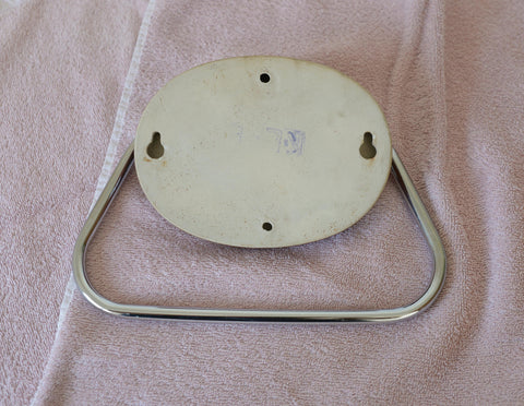 Vintage Bathroom / Towel Rack / Ceramic Towel Holder / Yugoslavia 80's