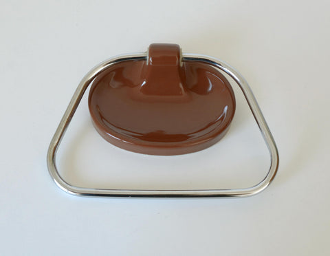 Vintage Bathroom / Towel Rack / Ceramic Towel Holder / Yugoslavia 80's