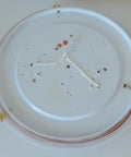 Set of 2 Vintage Murano Glass Sconce / Flush Mount Lights / Made in Italy