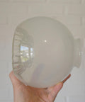 Set of 4 Vintage Italian Art Glass Lamp Shades | Murano Style Hand Blown Glass Globes | MCM Lighting Replacement Shades | 17 cm