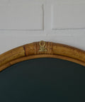 Vintage Round Bamboo Wall Mirror | Mid-Century Boho Rattan Mirror | Japandi Home Decor