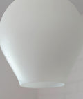 Vintage Milk Glass Pendant Lamp: Mid-Century Modern Scandinavian Lighting