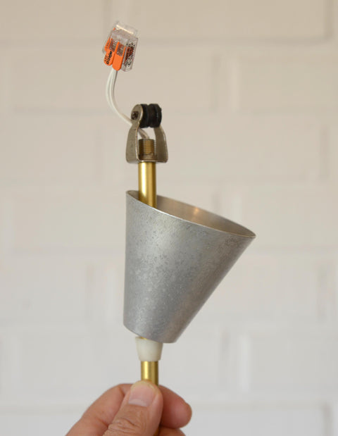 Vintage Milk Glass Pendant Lamp: Mid-Century Modern Scandinavian Lighting