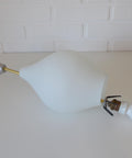 Vintage Milk Glass Pendant Lamp: Mid-Century Modern Scandinavian Lighting