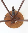Vintage Industrial School Stool / Adjustable Swivel Metal Stool / Made in Yugoslavia 1970's