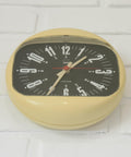 Plastic Vintage Space Age Wall Clock – SHG West Germany, 1970s, Mid Century Modern Home Decor