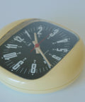 Plastic Vintage Space Age Wall Clock – SHG West Germany, 1970s, Mid Century Modern Home Decor