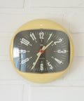 Plastic Vintage Space Age Wall Clock – SHG West Germany, 1970s, Mid Century Modern Home Decor