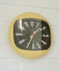 Plastic Vintage Space Age Wall Clock – SHG West Germany, 1970s, Mid Century Modern Home Decor