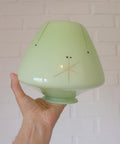 Vintage Space Age Mint Green Opaline Glass Pendant Light | Mid-Century Modern | Hand-Blown Glass | Brass Redesign
