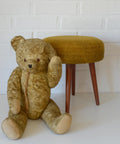 Vintage Space Age Stool: Mid Century Ottoman, Yugoslavia 1960s