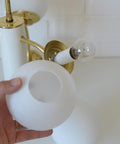 Vintage Sputnik Chandelier: MCM Space Age Pendant Light, Yugoslavia 1970s