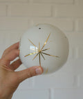 Vintage Bedside Lamp / Desk Lighting / Table Light / Space Age / Yugoslavia 1950's / Restored MCM Light Fixture / Star Pattern Glass