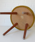 Vintage Space Age Stool: Mid Century Ottoman, Yugoslavia 1960s
