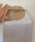 Vintage Bathroom Wall Accessory Set | 1980s Yugoslavia | Beige Cappuccino Ceramics | Retro Towel Holder | Soap Dishes | Toothbrush Holder