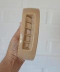 Vintage Bathroom Wall Accessory Set | 1980s Yugoslavia | Beige Cappuccino Ceramics | Retro Towel Holder | Soap Dishes | Toothbrush Holder