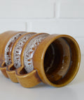 Vintage HERKO Ceramic Vase / Brutalist Mid Century Pottery / Yugoslavia 1970s / Sculptural Fat Lava Vase