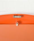 Rare 1970s Orange Space Age Mirror | Large Vintage Pop Art Wall Mirror | Yugoslavian Design | Horizontal or Vertical